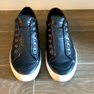 Pair of Guess slip on shoes.